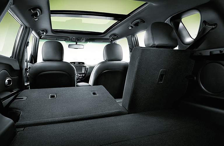 2018 Kia Soul Rear Seat Folded Down