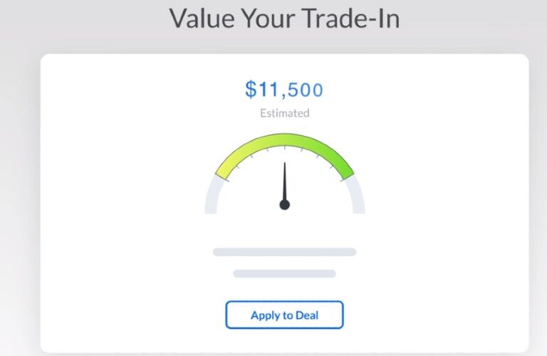 value your trade-in estimator