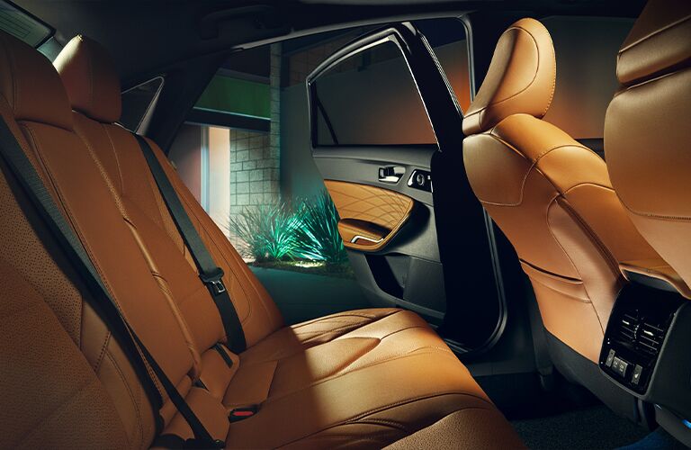 Light brown rear seats in 2020 Toyota Avalon