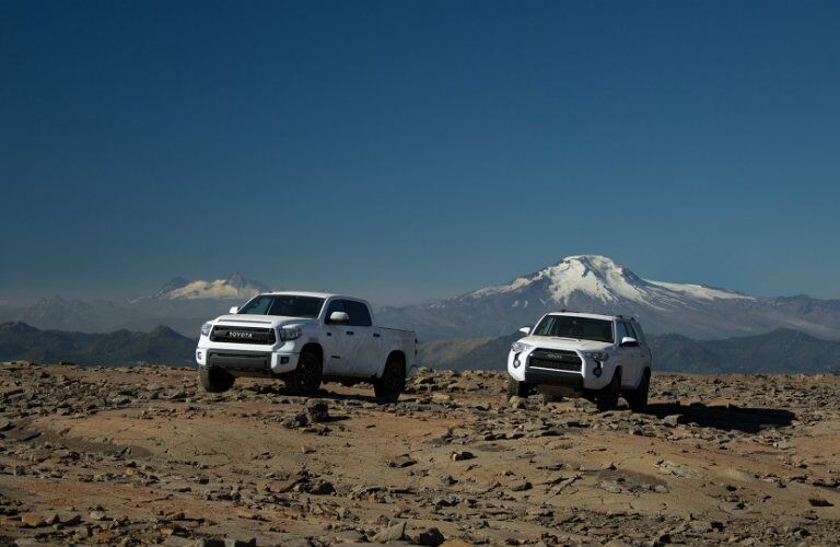 Toyota Tundra and 4Runner TRD Pro models