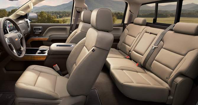 2018 Chevrolet Silverado 1500 Seats