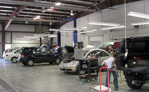 Collision Center shop floor 1