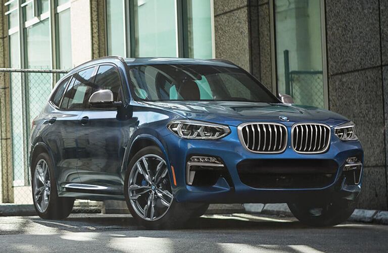 2019 BMW X3 exterior front passenger side