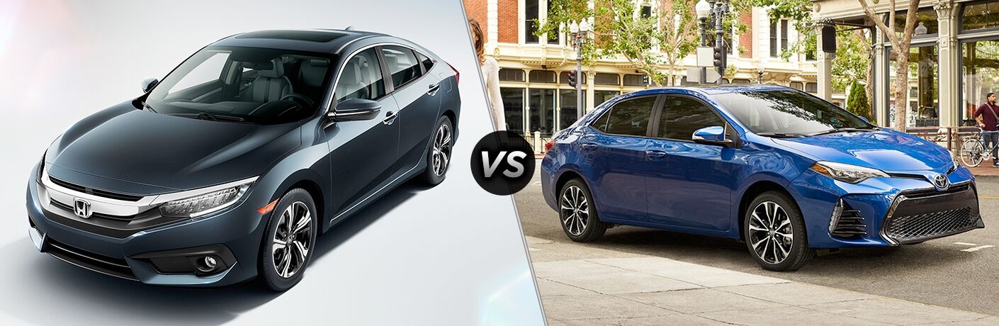 2018 Honda Civic Sedan vs 2018 Toyota Corolla