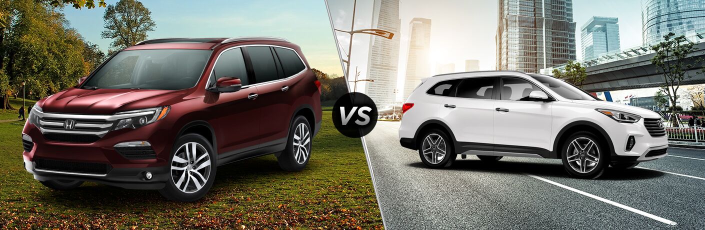 Hyundai Santa Fe Vs Honda Pilot >> 2018 Honda Pilot vs 2018 Hyundai Santa Fe Hyundai Santa Fe Vs Honda Pilot >> 2018 Honda Pilot vs 2018 Hyundai Santa Fe