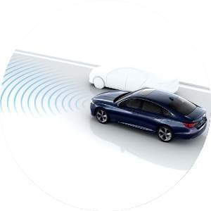 Honda graphic using adaptive cruise control