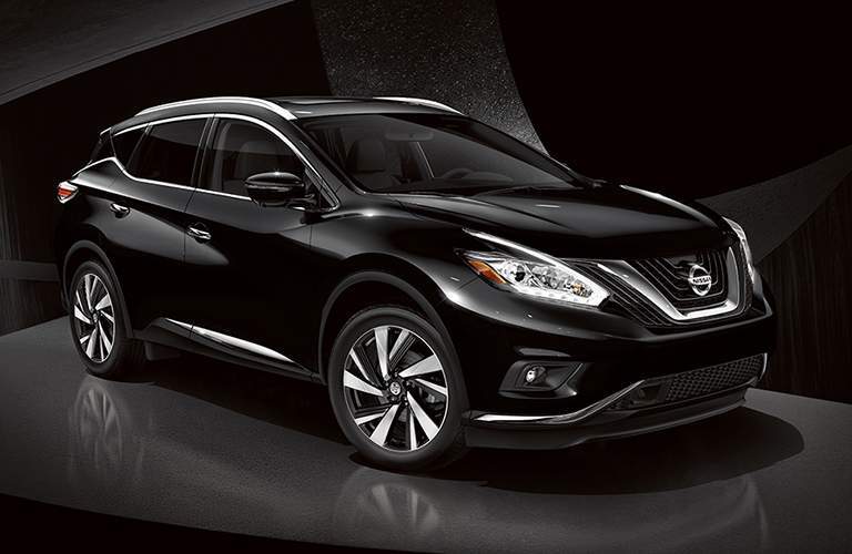 2018 Nissan Murano parked in the dark.