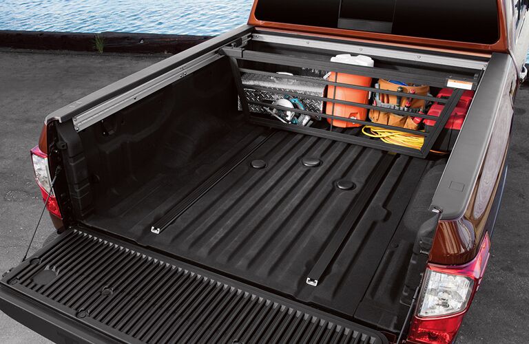 2018 Nissan Titan cargo/bed area.