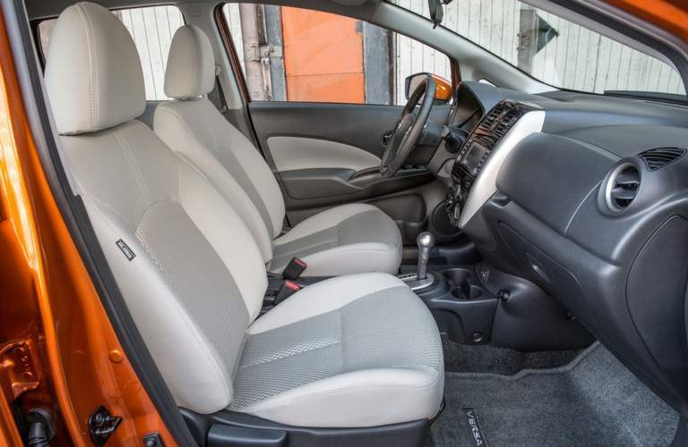 2018 Nissan Versa Note driver and front passenger legroom