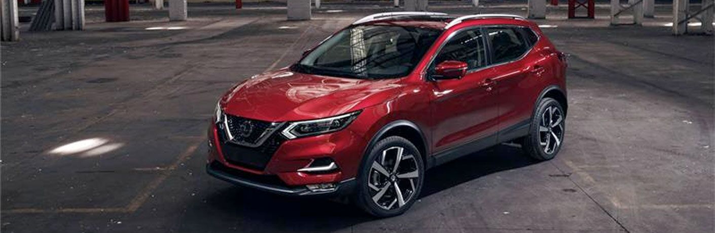 2020 Nissan Rogue Sport parked in a warehouse