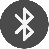 Bluetooth icon in anthracite