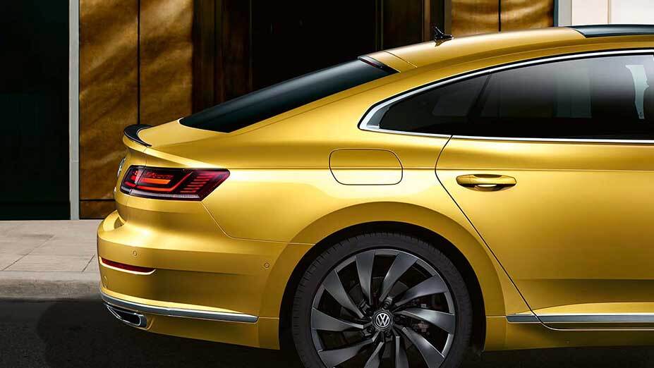 The 2019 Volkswagen Arteon's classic fastback design