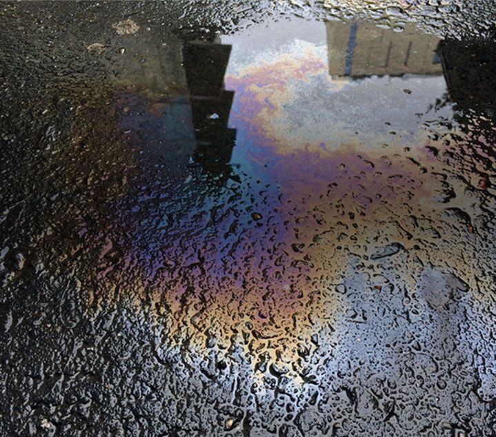 Are there oil stains under your car?