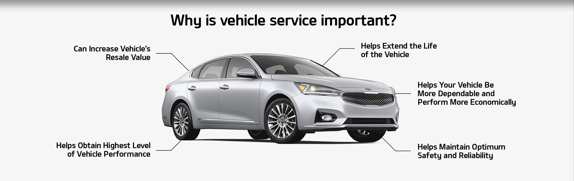 Why is vehicle service important?