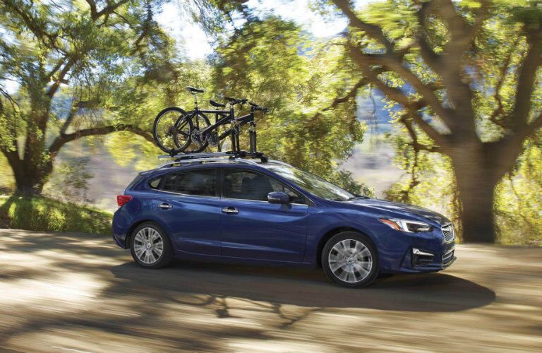 2018 Subaru Impreza driving on a country road