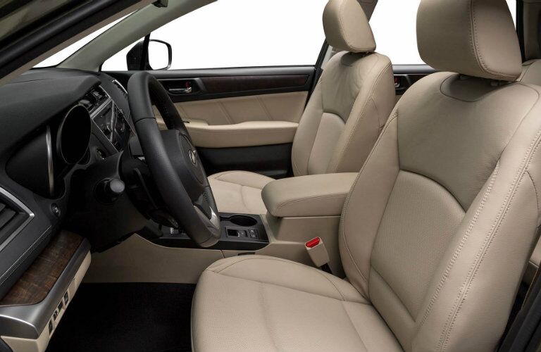 Front seats of the 2018 Subaru Outback