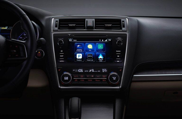 Touchscreen in the 2018 Subaru Outback