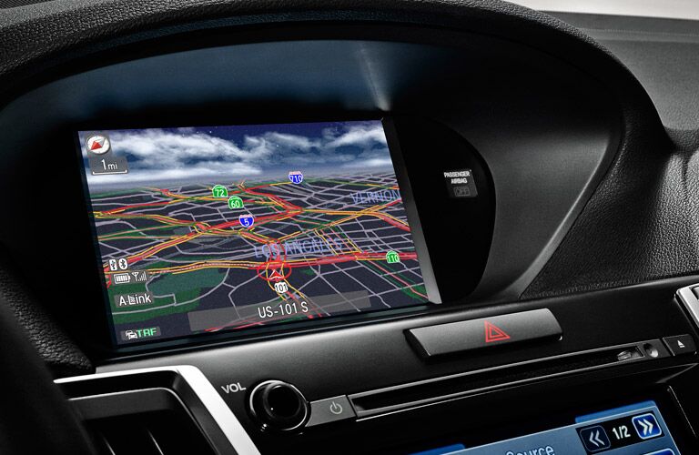 2017 Acura TLX navigation system