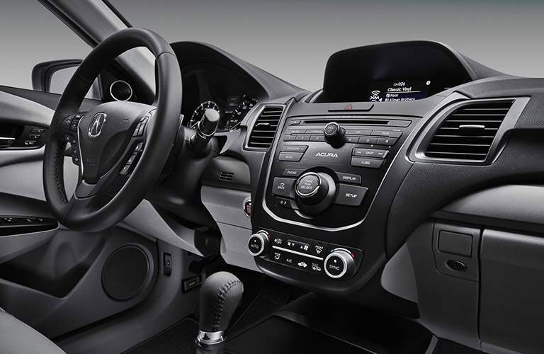 View of dashboard on 2017 Acura RDX