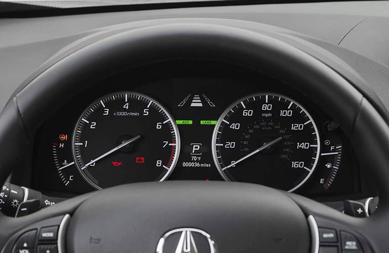View of instrument panel on 2017 Acura RDX