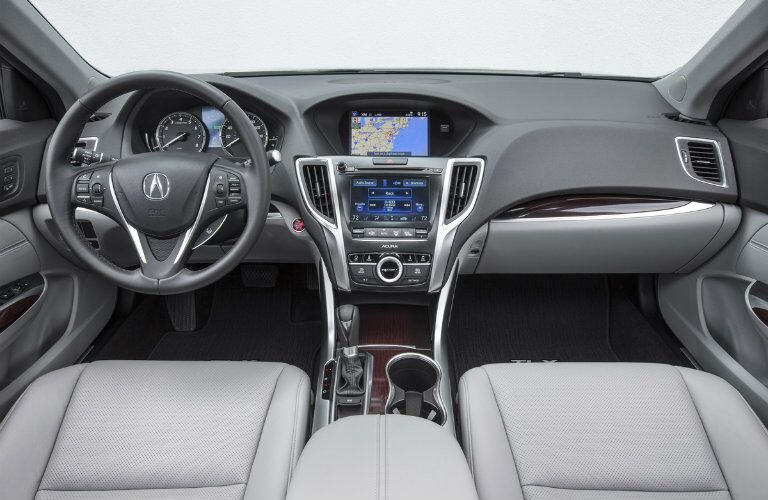 2017 Acura TLX leather interior