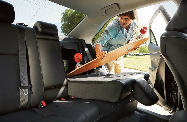 2017 Corolla pass through seating