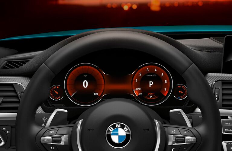 Steering wheel of the 2018 BMW 4-Series