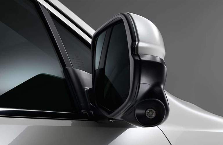 Camera on mirror of 2017 Honda Pilot EX-L