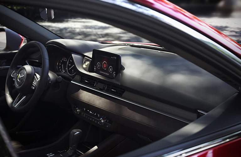 View inside the cabin of the 2018 Mazda6