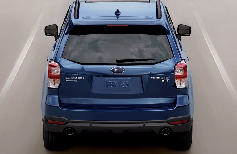 View of the 2018 Subaru Forester from the rear