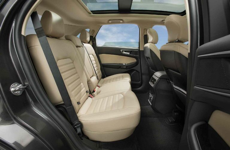Rear seats in the 2018 Ford Edge