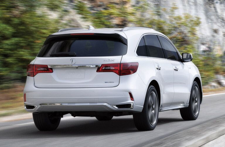2019 Acura MDX driving away
