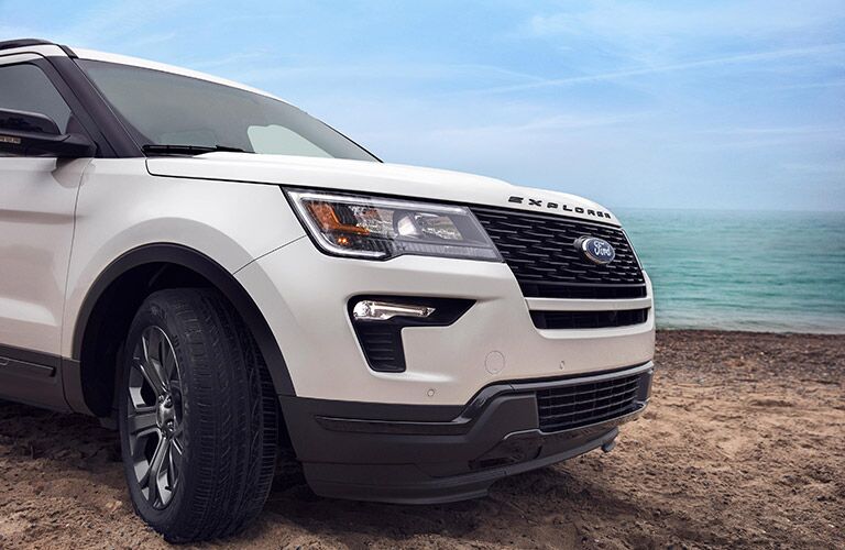 Front of the 2019 Ford Explorer