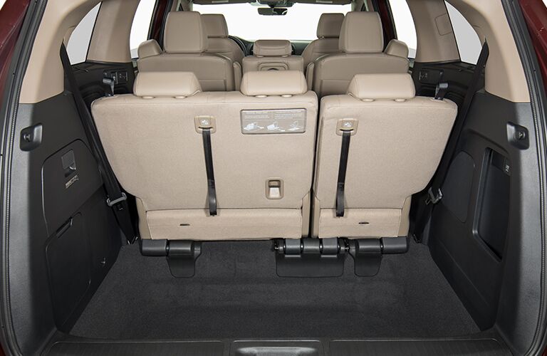 View from the trunk of the seats in the 2019 Honda Odyssey
