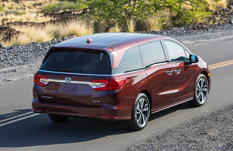2019 Honda Odyssey driving on the highway