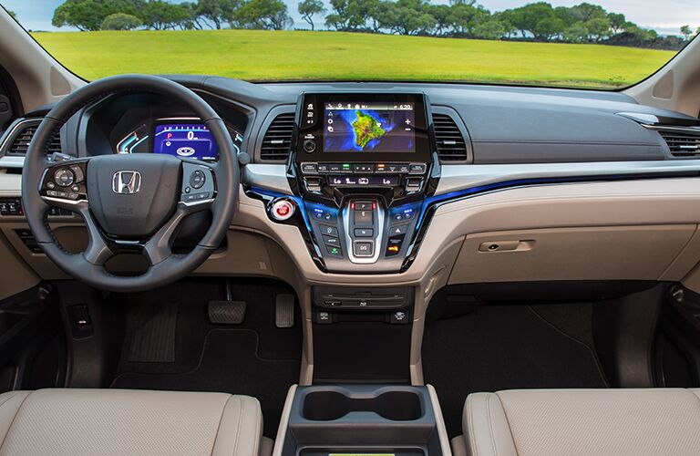Dashboard of the 2019 Honda Odyssey