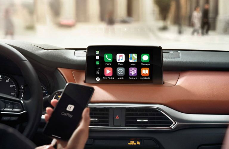 Infotainment display in the 2019 Mazda CX-9