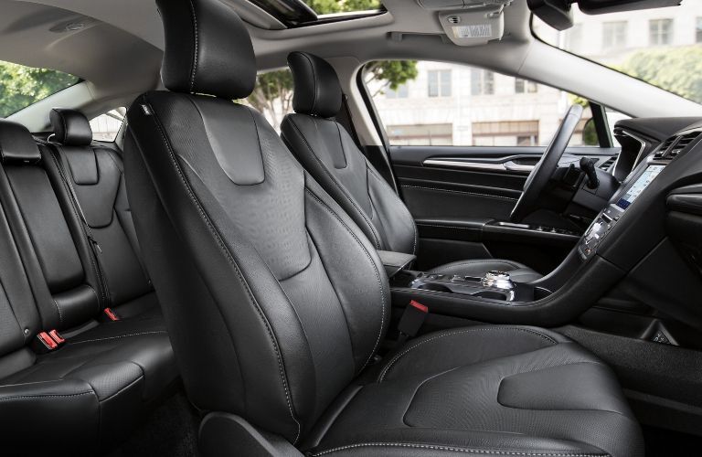 Front seats of the 2020 Ford Fusion