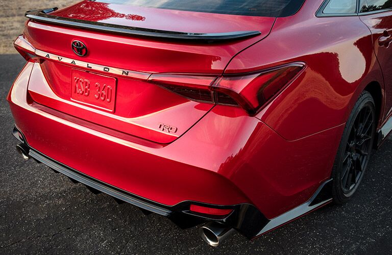 Rear of the 2020 Toyota TRD