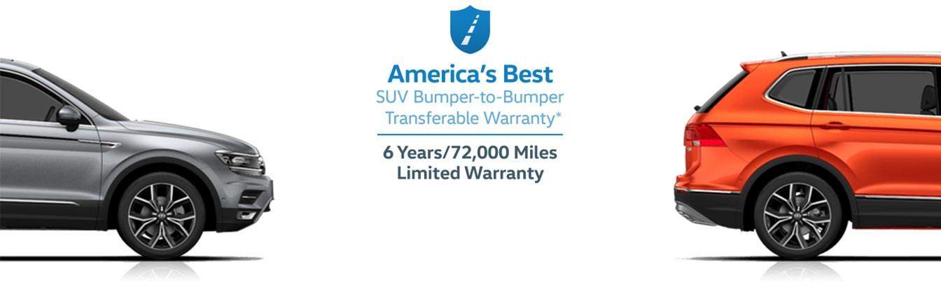America's Best SUV Bumper-to-Bumper Transferable Warranty*