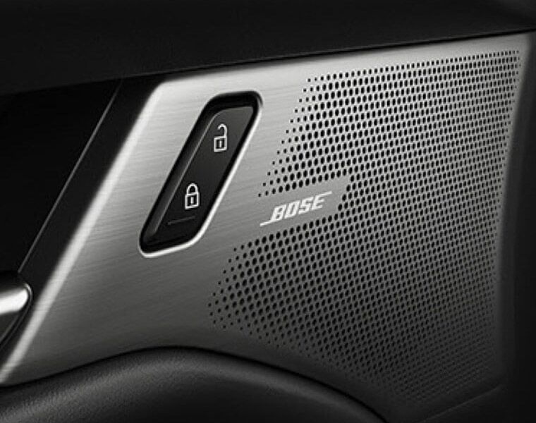 Bose premium audio system in the 2019 Mazda3