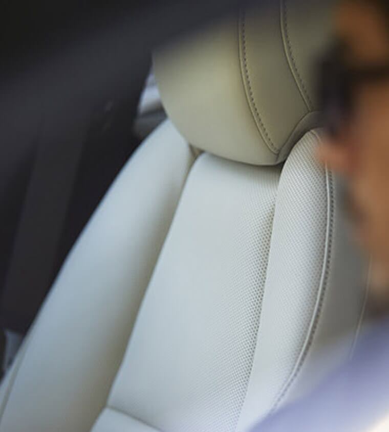2019 Mazda3 detail shot of a seat