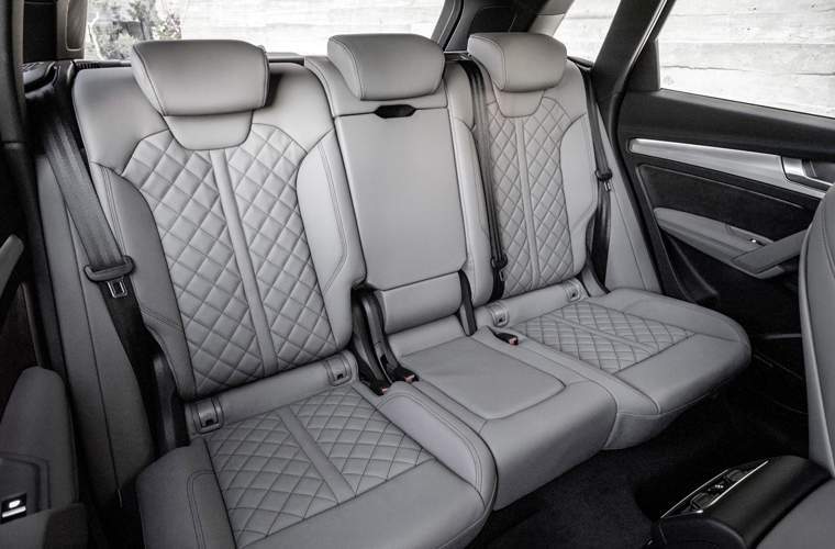 Audi Q5 gray back seats