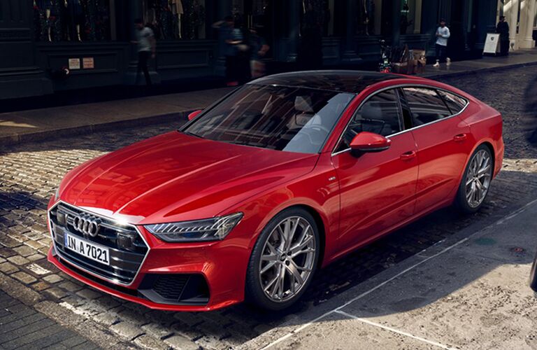 Red 2019 Audi A7