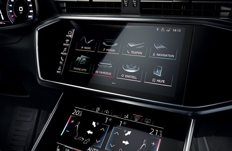 Infotainment system in the 2019 Audi A7