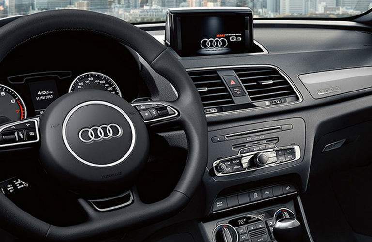 2018 Audi Q3 Interior Steering wheel infotainment console shift dashboard wynnewood_o