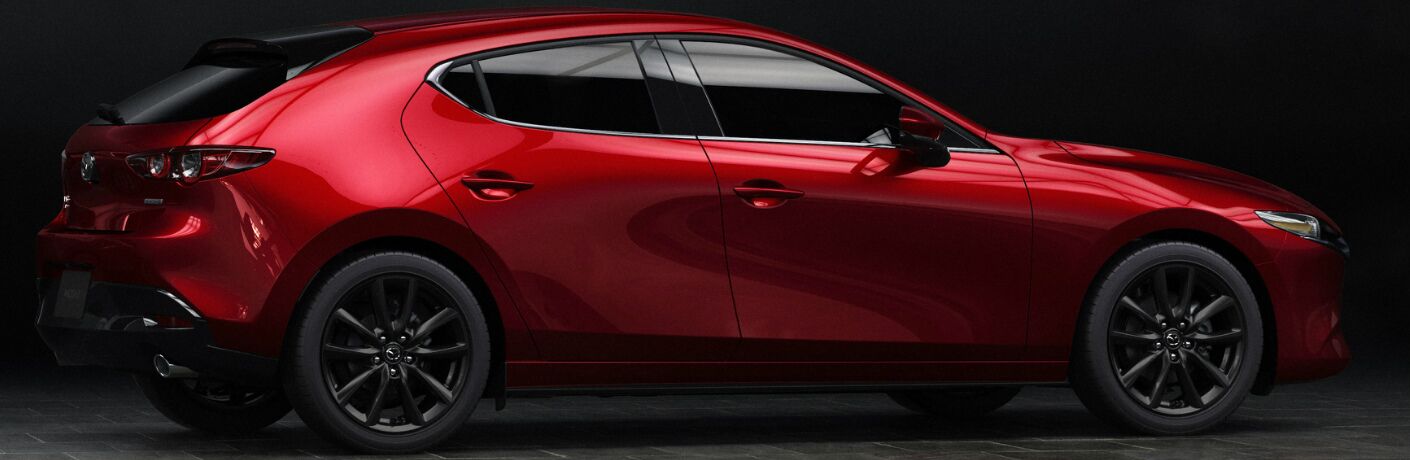 red 2019 Mazda3 Hatchback