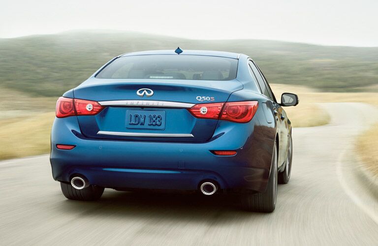 2017 Infiniti Q50 rear exterior and badging