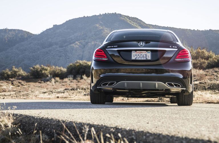 2018 Mercedes-Benz C-Class rear exterior and badging