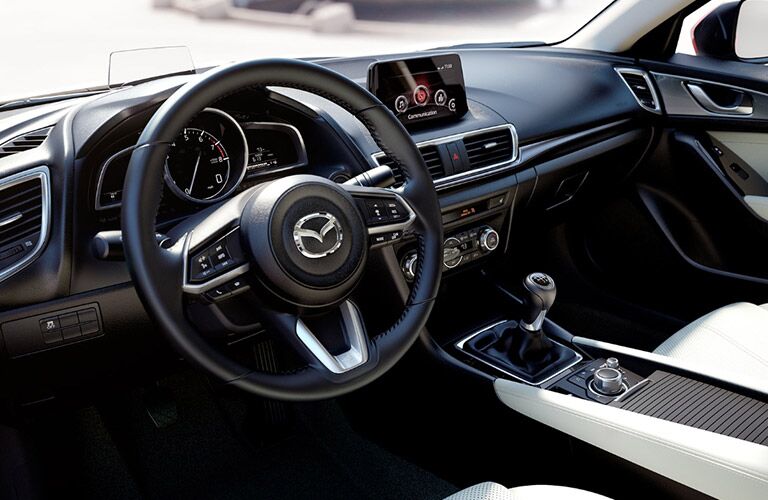 2018 Mazda3 Front Seat Interior, Dashboard and MAZDA CONNECT Display